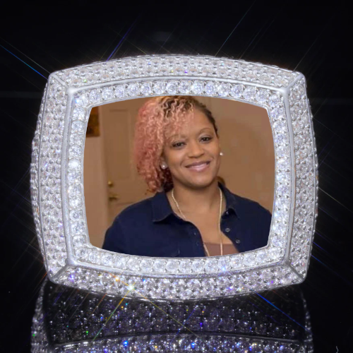 3D CUSTOM PICTURE ICED RING