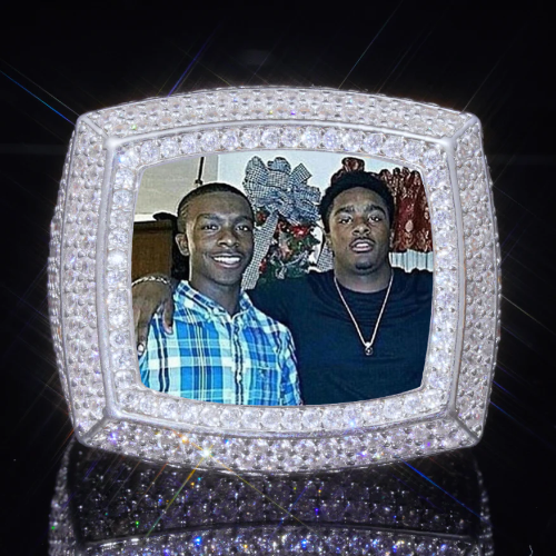 3D CUSTOM PICTURE ICED RING