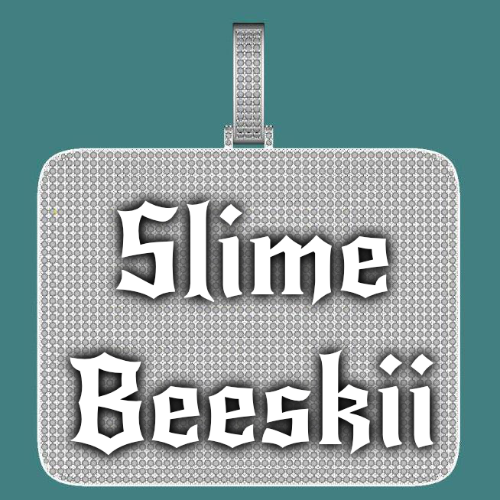 CUSTOM LETTER NECKLACE 3D BIG SQUARE