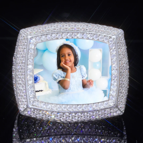 3D CUSTOM PICTURE ICED RING