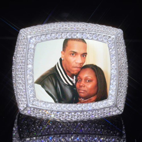 3D CUSTOM PICTURE ICED RING