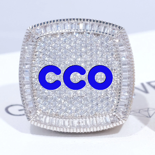 CUSTOM LETTER 3D ICED RING