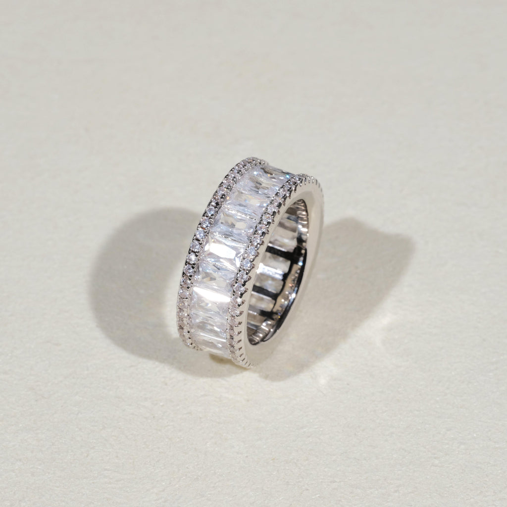 Baguette Eternity Ring - The GUU Shop