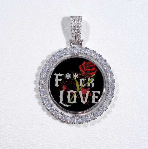 3D Spinning 2-Faced Custom Picture Pendant