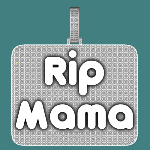 CUSTOM LETTER NECKLACE 3D BIG SQUARE