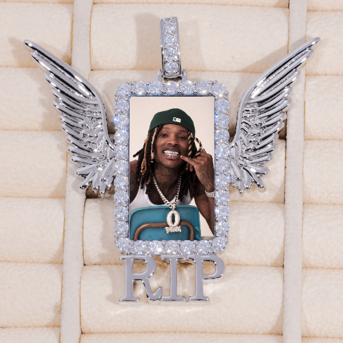 RIP WING 3D CUSTOM PICTURE PENDANT
