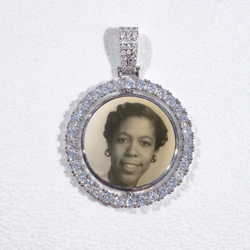 3D Spinning 2-Faced Custom Picture Pendant