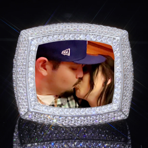 3D CUSTOM PICTURE ICED RING