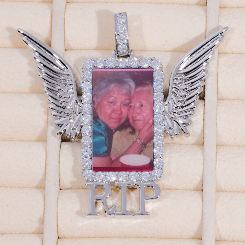 RIP WING 3D CUSTOM PICTURE PENDANT