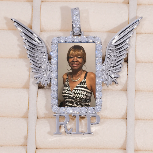 RIP WING 3D CUSTOM PICTURE PENDANT