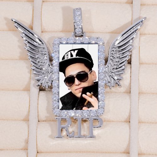 RIP WING 3D CUSTOM PICTURE PENDANT