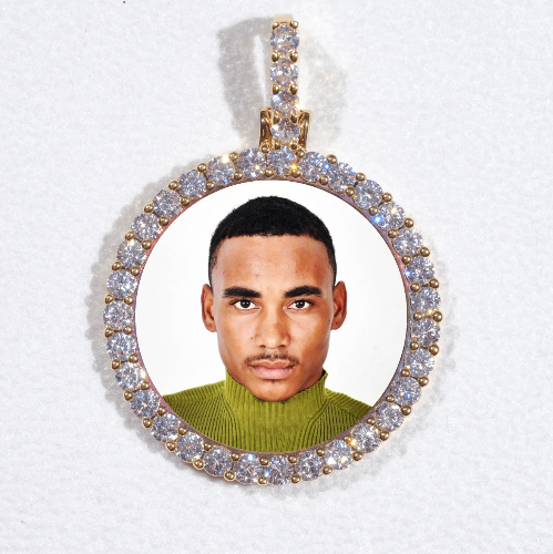 3D CIRCLE CUSTOM PICTURE PENDANT SMALL SIZE