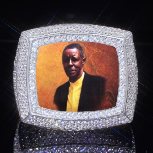 3D CUSTOM PICTURE ICED RING