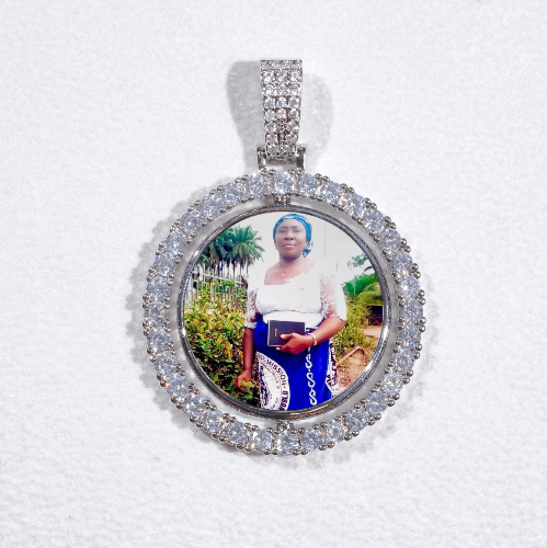 3D Spinning 2-Faced Custom Picture Pendant