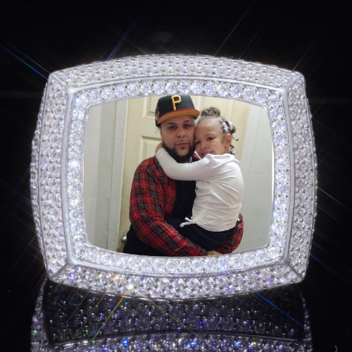3D CUSTOM PICTURE ICED RING
