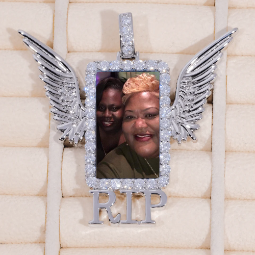RIP WING 3D CUSTOM PICTURE PENDANT