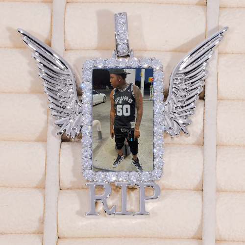 RIP WING 3D CUSTOM PICTURE PENDANT