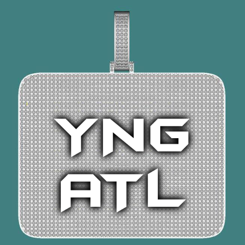 CUSTOM LETTER NECKLACE 3D BIG SQUARE