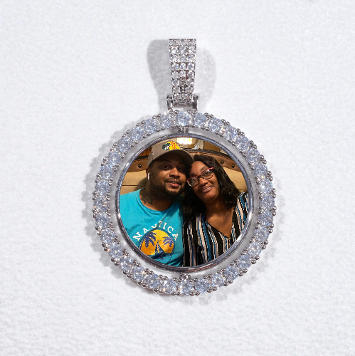 3D Spinning 2-Faced Custom Picture Pendant