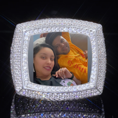3D CUSTOM PICTURE ICED RING