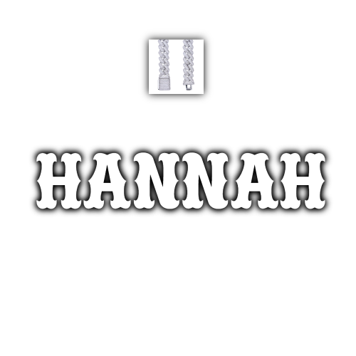 Custom Letters Freibeuter Font Necklace