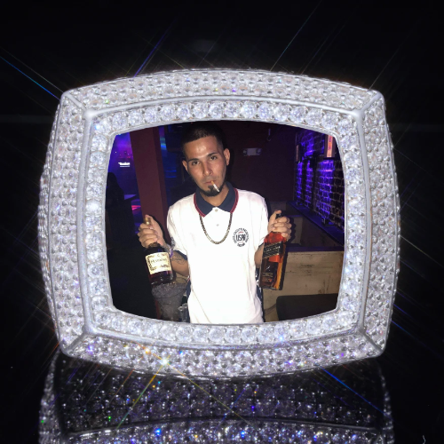 3D CUSTOM PICTURE ICED RING