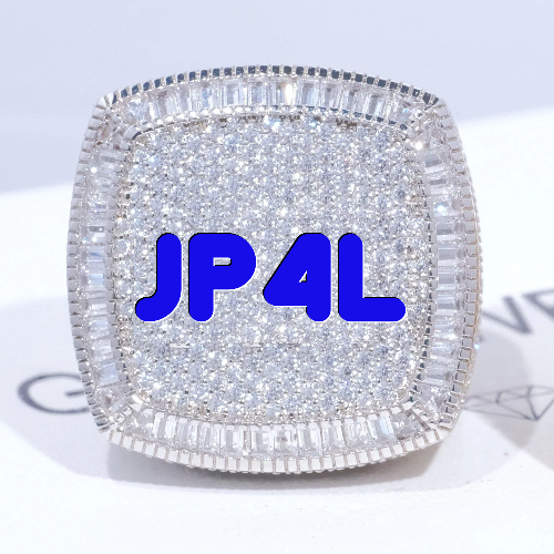 CUSTOM LETTER 3D ICED RING