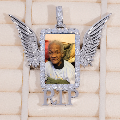 RIP WING 3D CUSTOM PICTURE PENDANT