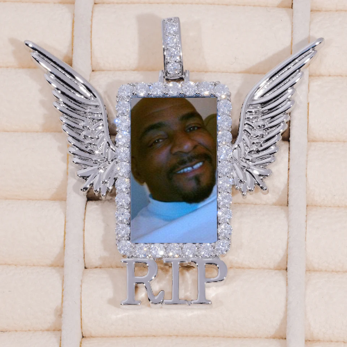 RIP WING 3D CUSTOM PICTURE PENDANT