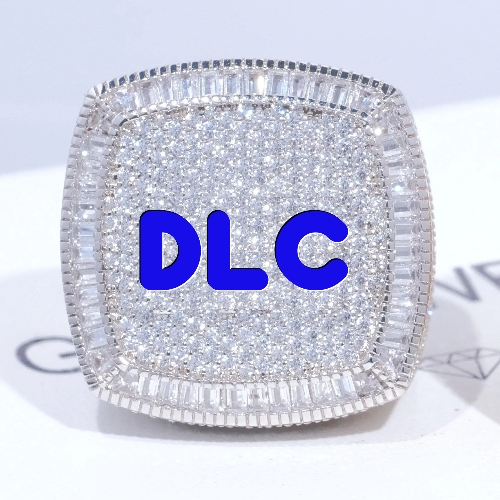 CUSTOM LETTER 3D ICED RING