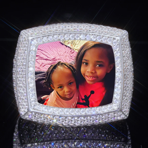 3D CUSTOM PICTURE ICED RING