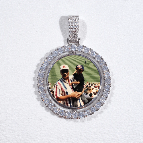 3D Spinning 2-Faced Custom Picture Pendant