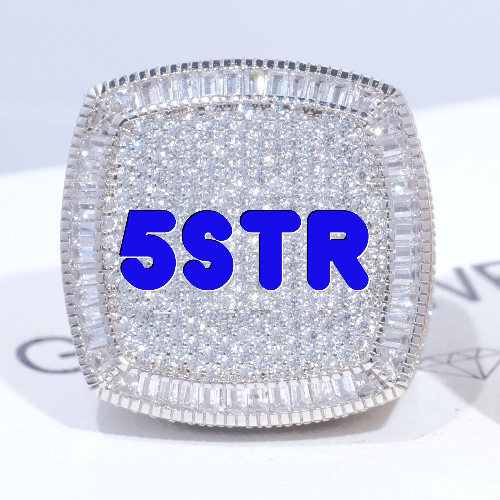 CUSTOM LETTER 3D ICED RING