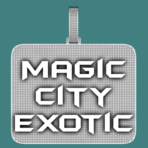 CUSTOM LETTER NECKLACE 3D BIG SQUARE