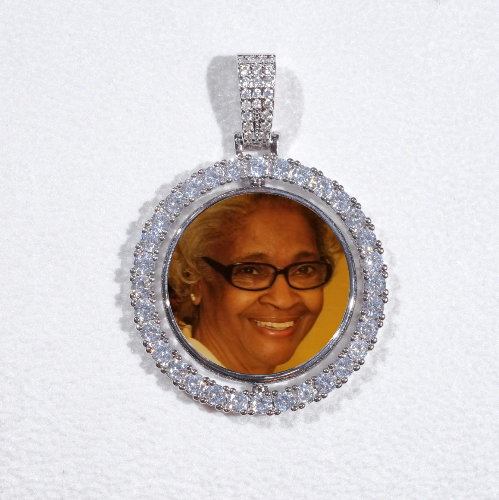 3D Spinning 2-Faced Custom Picture Pendant