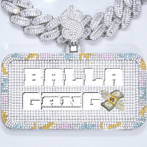 CUSTOM LETTER NECKLACE 3D COLORFUL SQUARE