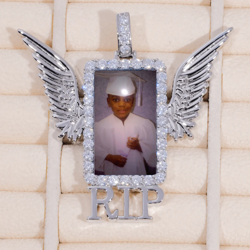 RIP WING 3D CUSTOM PICTURE PENDANT