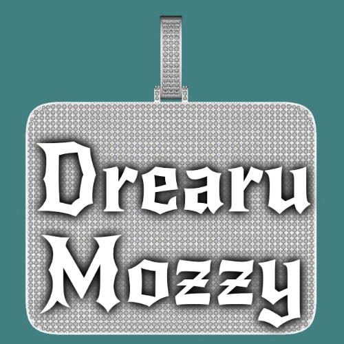 CUSTOM LETTER NECKLACE 3D BIG SQUARE