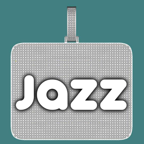 CUSTOM LETTER NECKLACE 3D BIG SQUARE