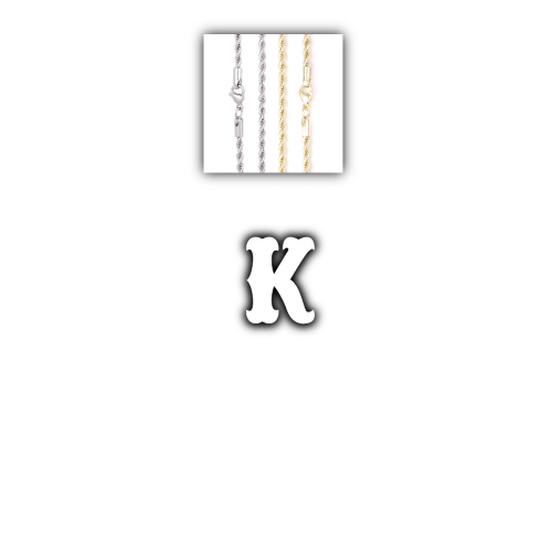 Custom Letters Freibeuter Font Necklace
