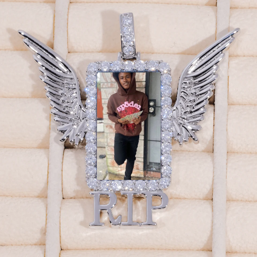 RIP WING 3D CUSTOM PICTURE PENDANT