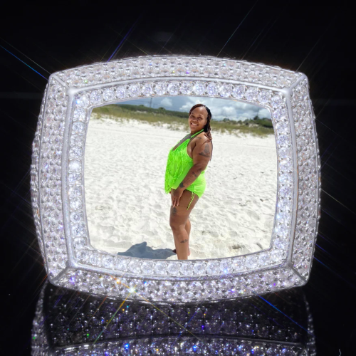 3D CUSTOM PICTURE ICED RING