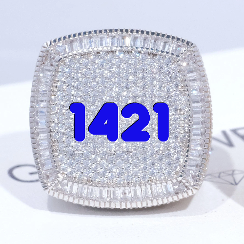 CUSTOM LETTER 3D ICED RING