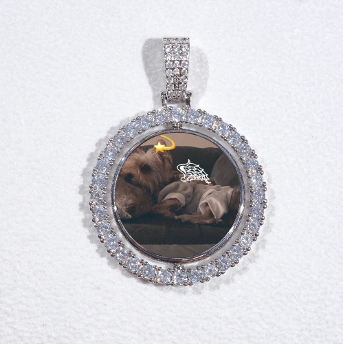 3D Spinning 2-Faced Custom Picture Pendant