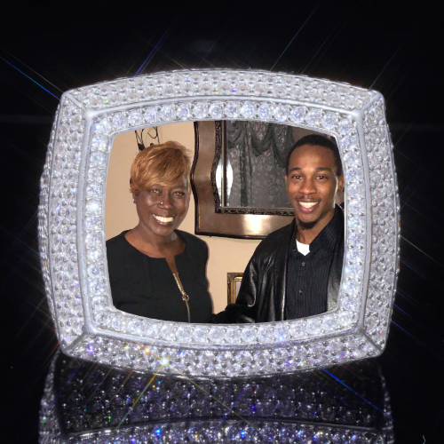 3D CUSTOM PICTURE ICED RING