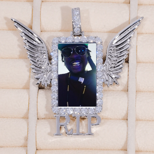 RIP WING 3D CUSTOM PICTURE PENDANT