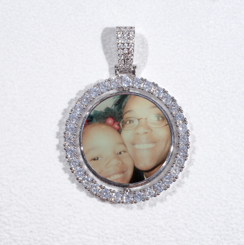 3D Spinning 2-Faced Custom Picture Pendant
