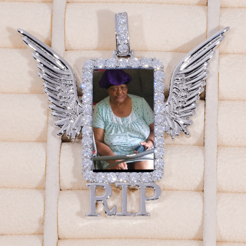 RIP WING 3D CUSTOM PICTURE PENDANT