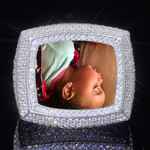 3D CUSTOM PICTURE ICED RING
