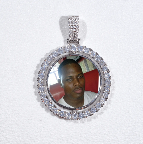 3D Spinning 2-Faced Custom Picture Pendant